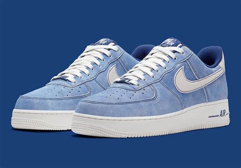 nike air force blauw suede|air force 1 black suede.